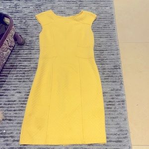 Light yellow bodycon dress